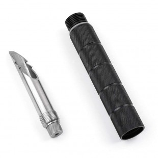 IUNIO Original Extension Bar with Ice Axe for Camping Axe and Pickaxe- Black