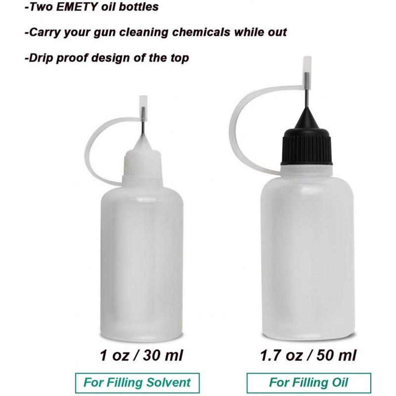 Universal Gun Cleaning Kit with Mat Carrying Case for Rifle Pistol